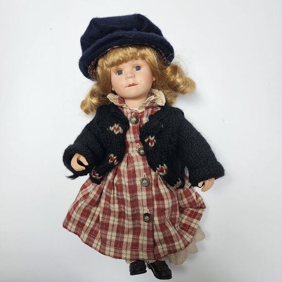 Vintage Boyds Collection Yesterday's Child Brittany Porcelain Doll 11" - Picture 1 of 3